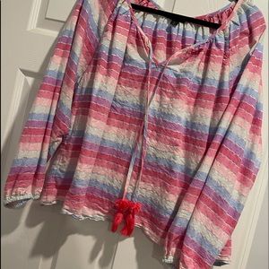 JCrew Striped Top XL